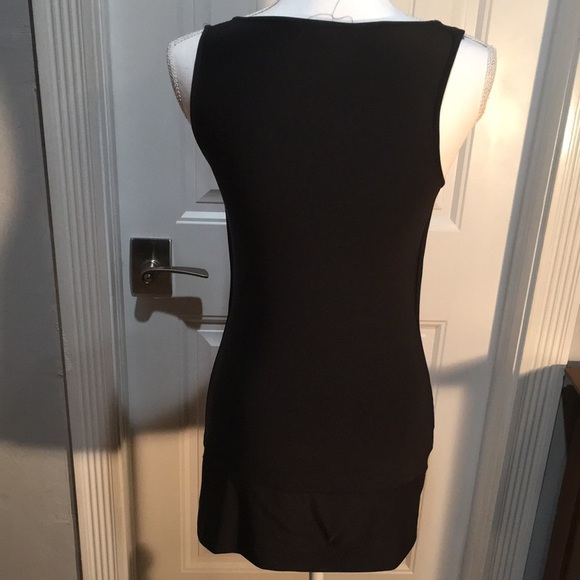 Express Open draped neckline mini dress - Picture 4 of 6